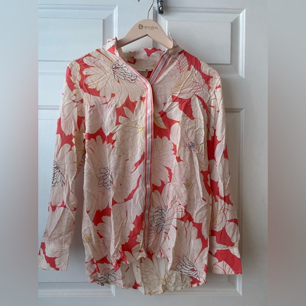 Spartina silk blouse